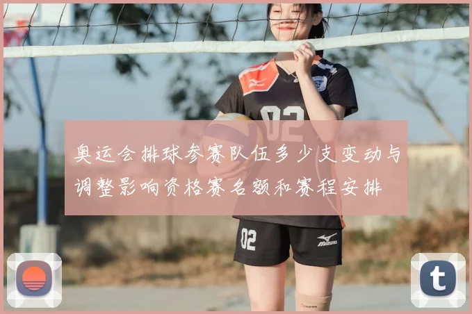 奥运会排球参赛队伍多少支变动与调整影响资格赛名额和赛程安排